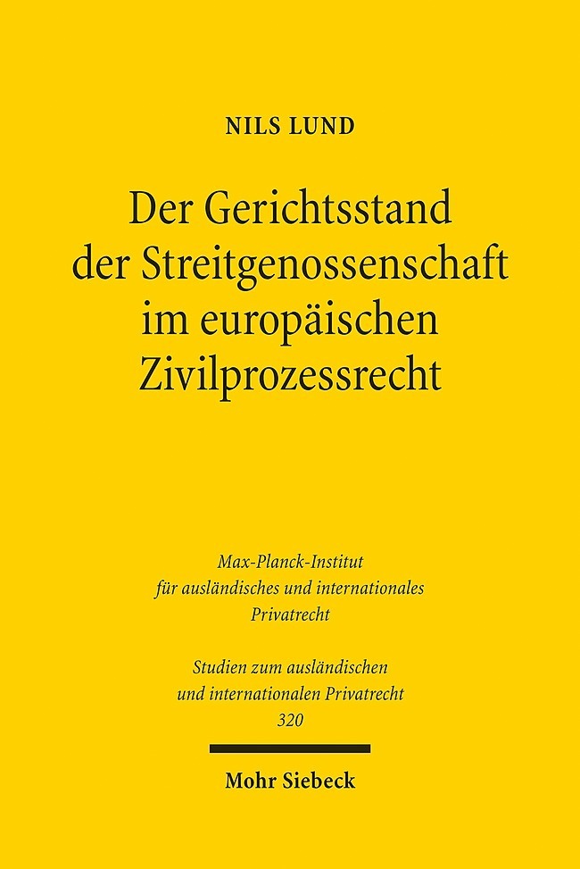 Der Gerichtsstand der Streitgenossenschaft im europäischen Zivilprozessrecht main product photo