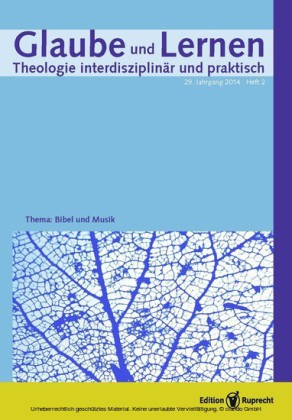 Glaube und Lernen 2/2014 - Einzelkapitel