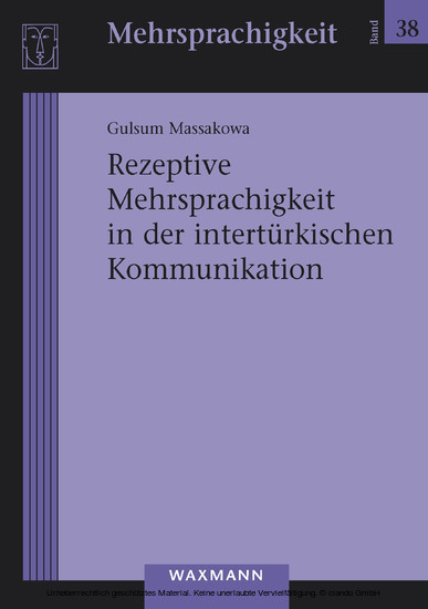 Rezeptive Mehrsprachigkeit in der intertürkischen Kommunikation main product photo