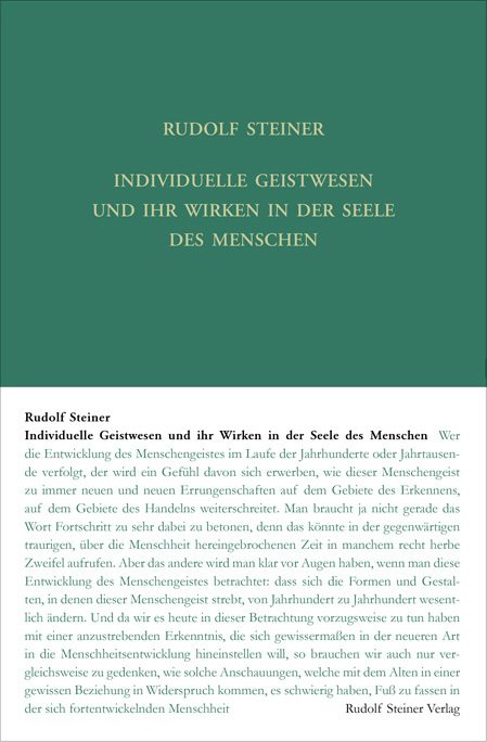 Individuelle Geistwesen und ihr Wirken in der Seele des Menschen main product photo