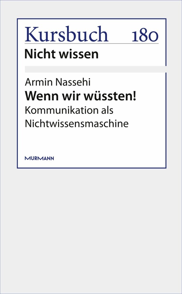 Wenn wir wüssten! main product photo