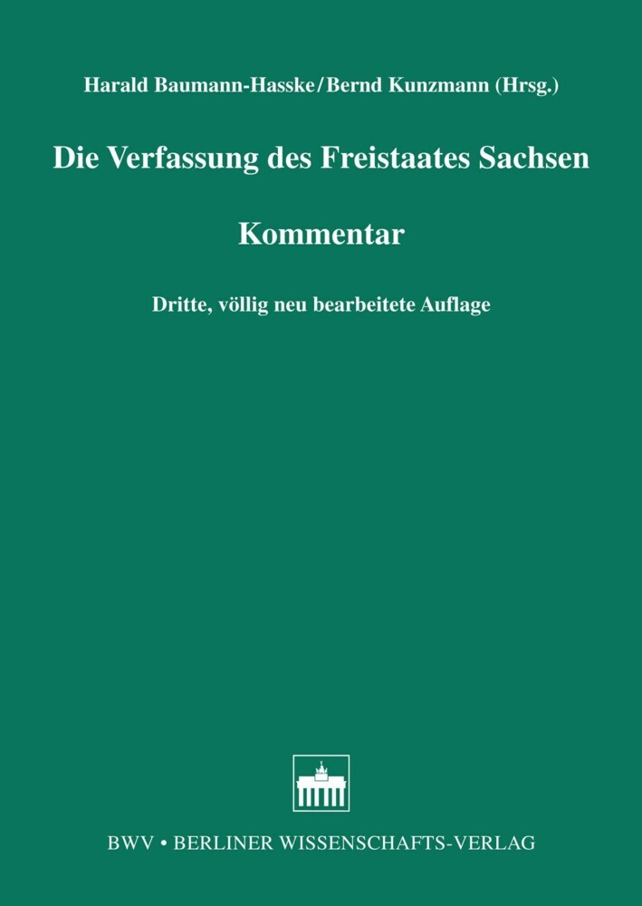 Die Verfassung des Freistaates Sachsen main product photo