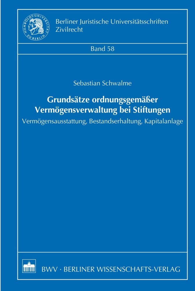 Grundsätze ordnungsgemäßer Vermögensverwaltung bei Stiftungen main product photo