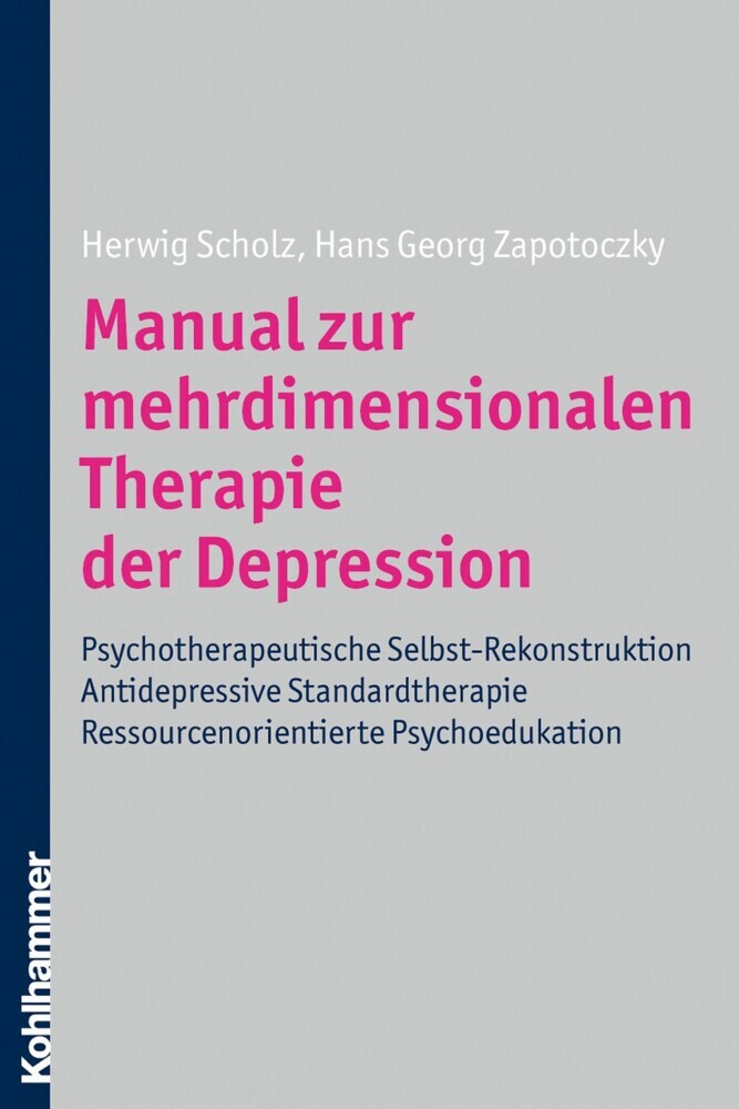 Manual zur mehrdimensionalen Therapie der Depression main product photo