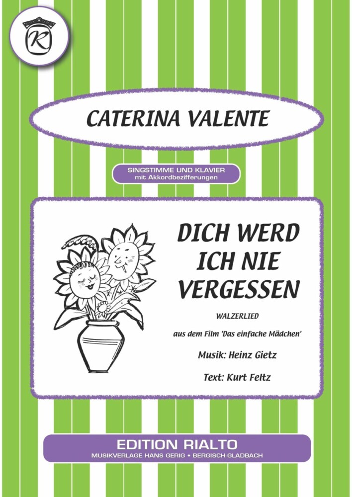 Dich werd ich nie vergessen main product photo