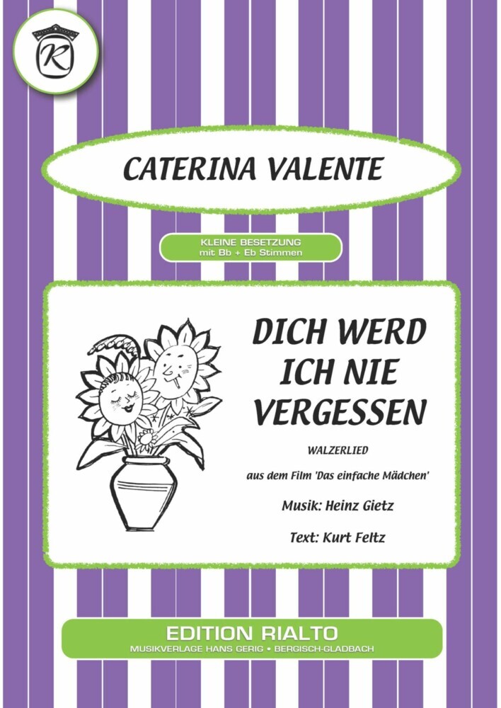 Dich werd ich nie vergessen main product photo