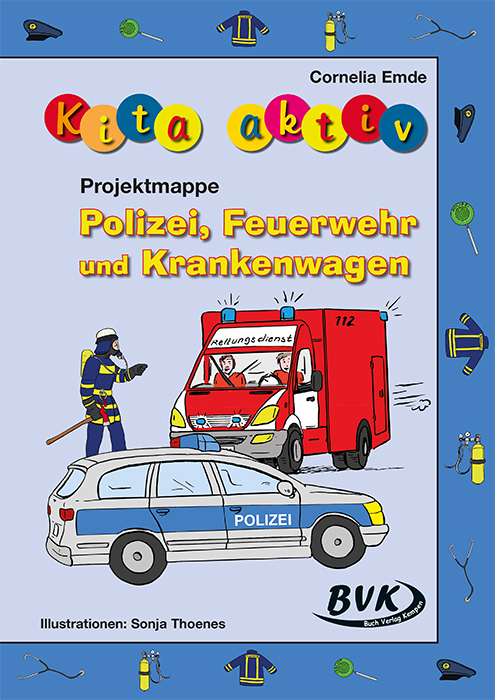 Kita aktiv "Projektmappe Polizei, Feuerwehr und Krankenwagen" main product photo