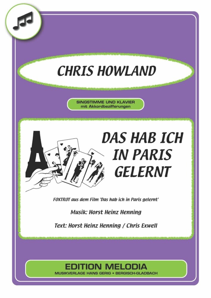 Das hab ich in Paris gelernt main product photo