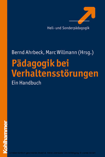 Pädagogik bei Verhaltensstörungen main product photo