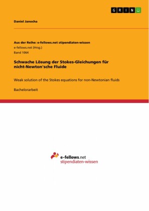 Schwache Lösung der Stokes-Gleichungen für nicht-Newton'sche Fluide
