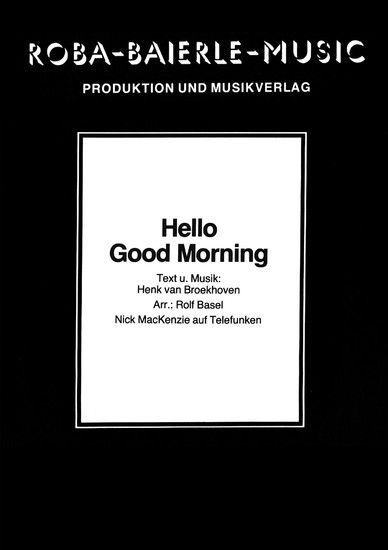 Hello Good Morning main product photo