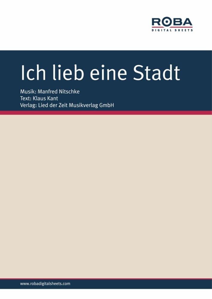 Ich lieb eine Stadt main product photo