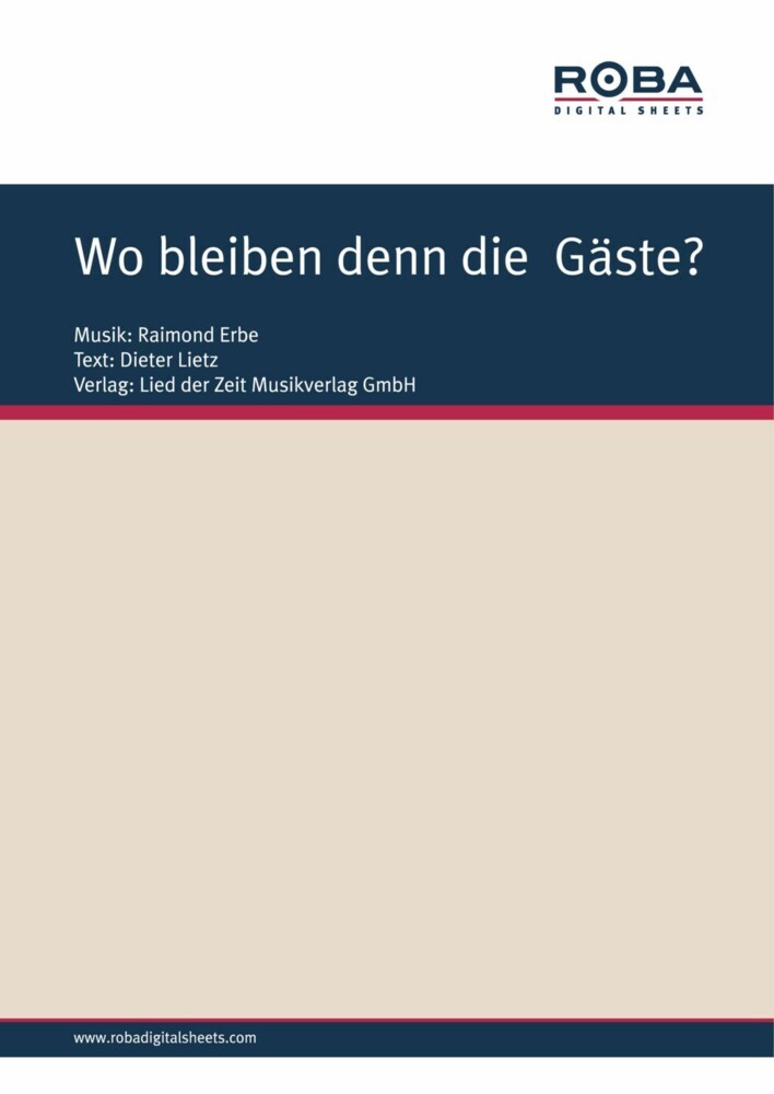 Wo bleiben denn die Gäste? main product photo