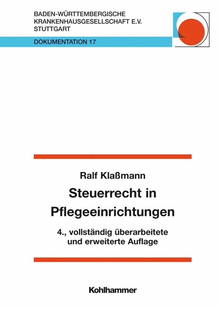 Steuerrecht in Pflegeeinrichtungen main product photo