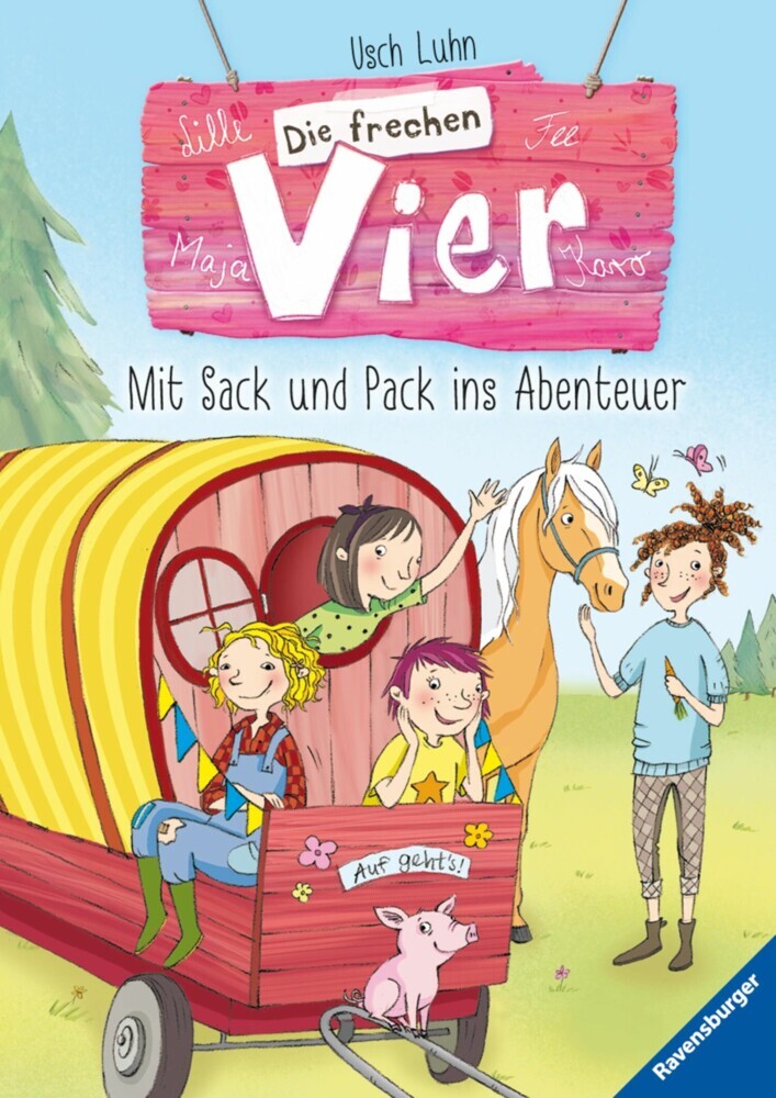 Die frechen Vier, Band 3 - Mit Sack und Pack ins Abenteuer main product photo