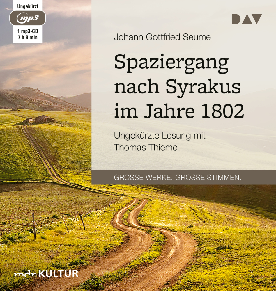 Spaziergang nach Syrakus im Jahre 1802, 1 Audio-CD, 1 MP3 main product photo