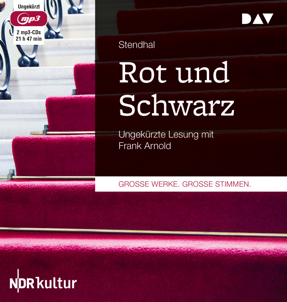Rot und Schwarz, 2 Audio-CD, 2 MP3 main product photo