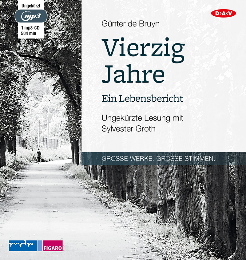 Vierzig Jahre. Ein Lebensbericht, 1 Audio-CD, 1 MP3 main product photo