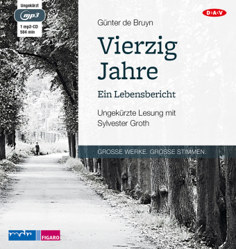 Vierzig Jahre. Ein Lebensbericht, 1 Audio-CD, 1 MP3