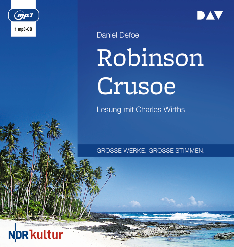 Robinson Crusoe, 1 Audio-CD, 1 MP3 main product photo