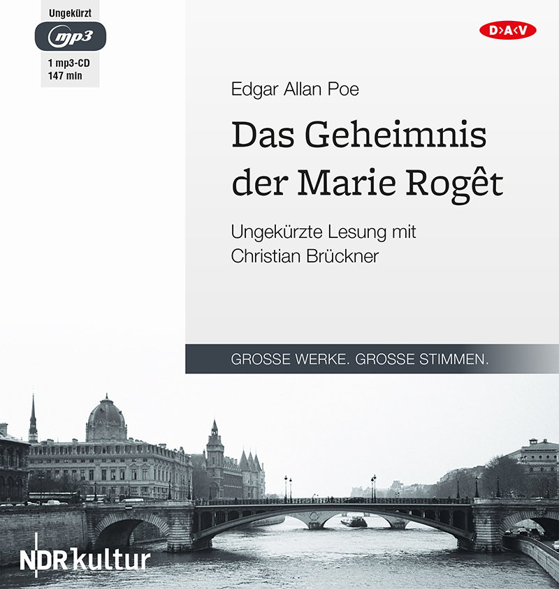 Das Geheimnis der Marie Roget, 1 Audio-CD, 1 MP3 main product photo