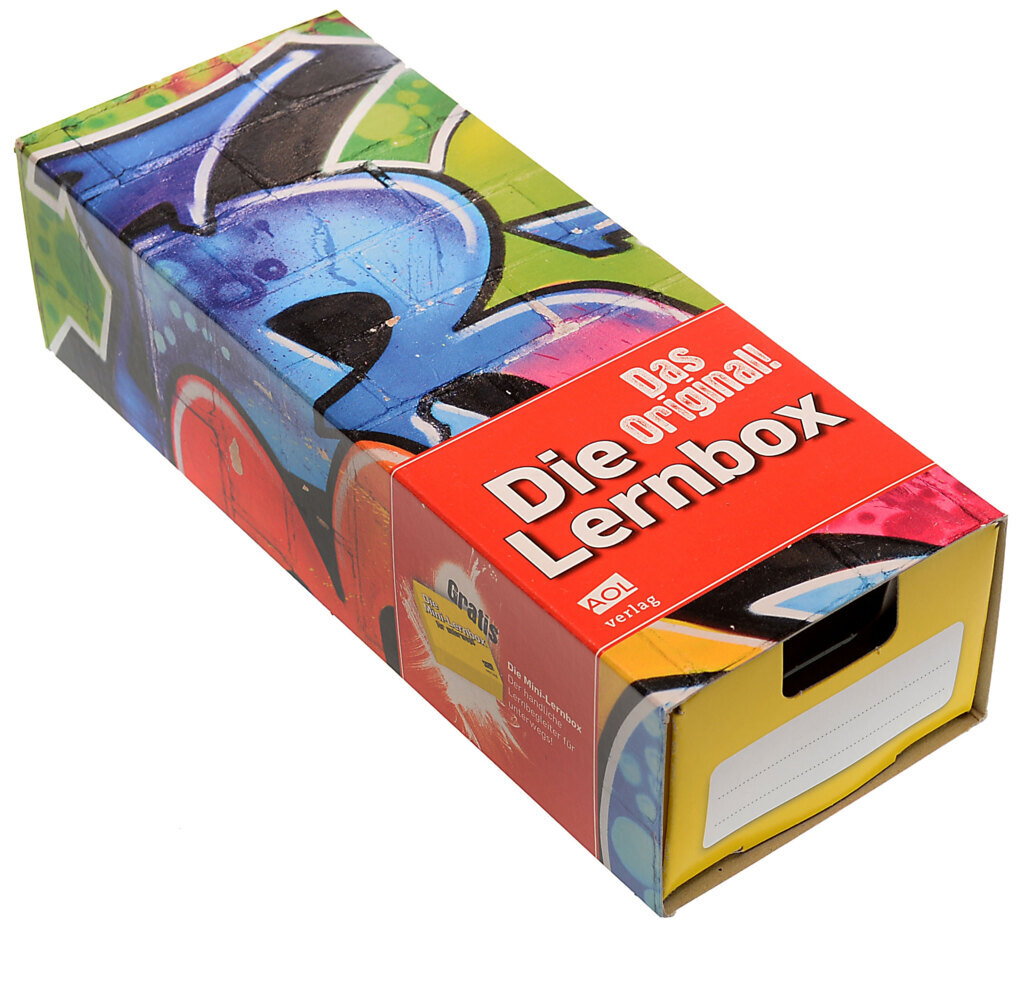 Die Lernbox (DIN A8) - Design: Graffiti main product photo