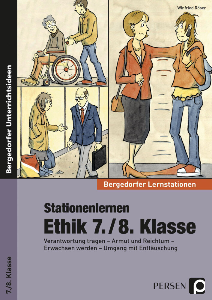 Stationenlernen Ethik 7./8. Klasse main product photo