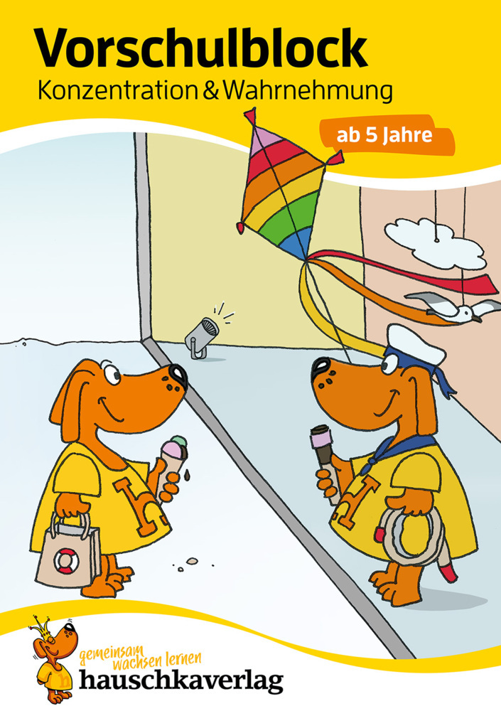 Vorschulblock ab 5 Jahre für Junge und Mädchen - Konzentration und Wahrnehmung main product photo