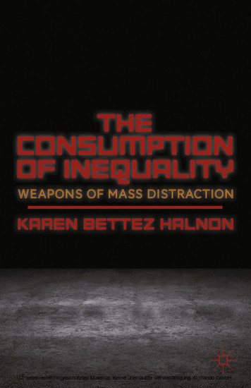 The Consumption of Inequality main product photo