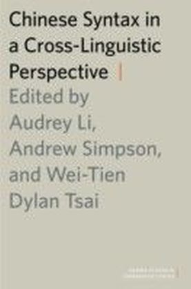 Chinese Syntax in a Cross-Linguistic Perspective main product photo