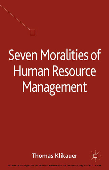Seven Moralities of Human Resource Management main product photo