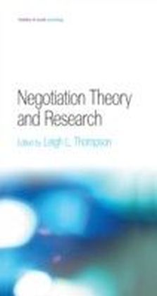 Negotiation Theory and Research