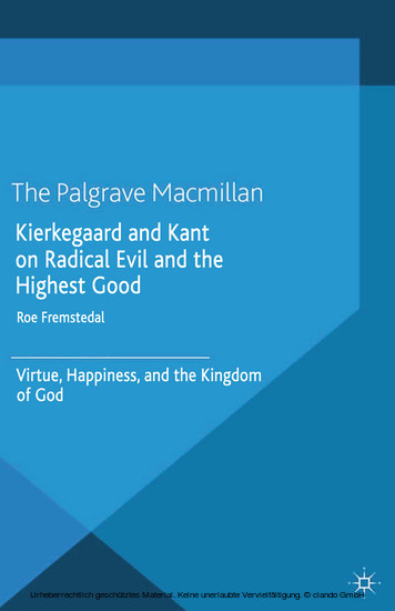 Kierkegaard and Kant on Radical Evil and the Highest Good main product photo