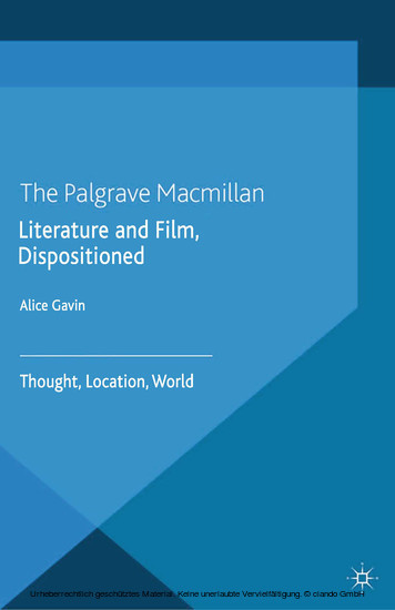 Literature and Film, Dispositioned main product photo