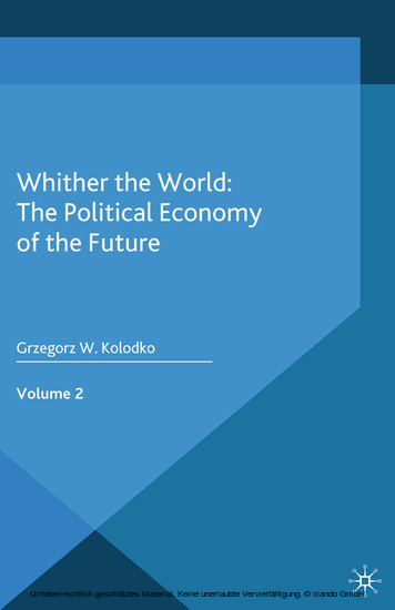 Whither the World: The Political Economy of the Future main product photo