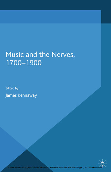 Music and the Nerves, 1700-1900 main product photo