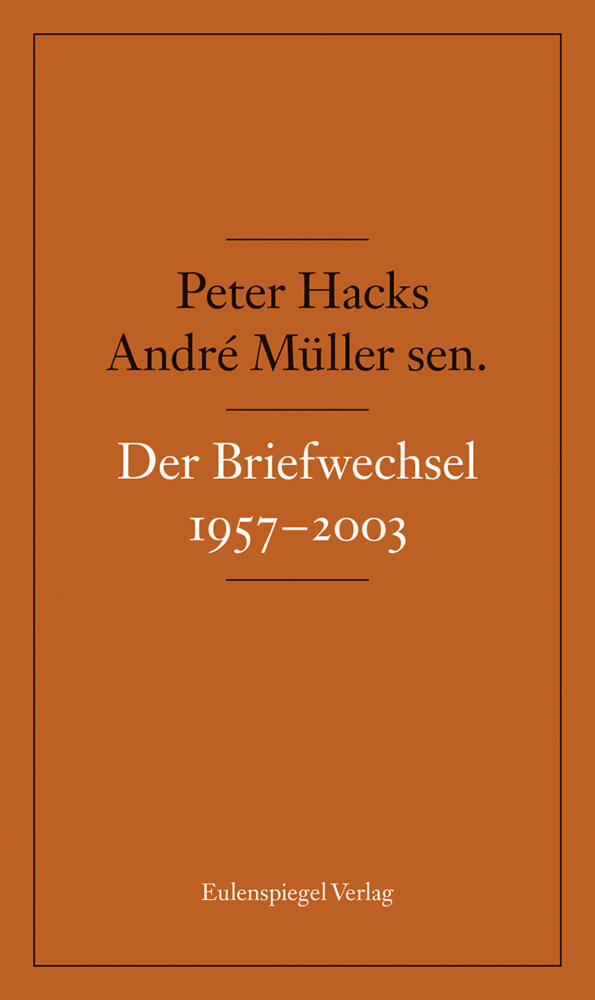 Der Briefwechsel 1957-2003 main product photo