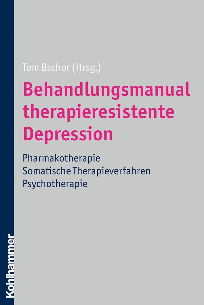 Behandlungsmanual therapieresistente Depression main product photo