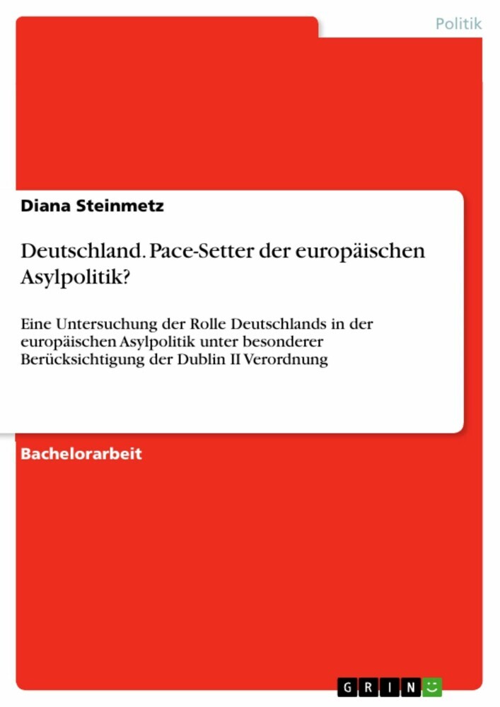 Deutschland. Pace-Setter der europäischen Asylpolitik? main product photo
