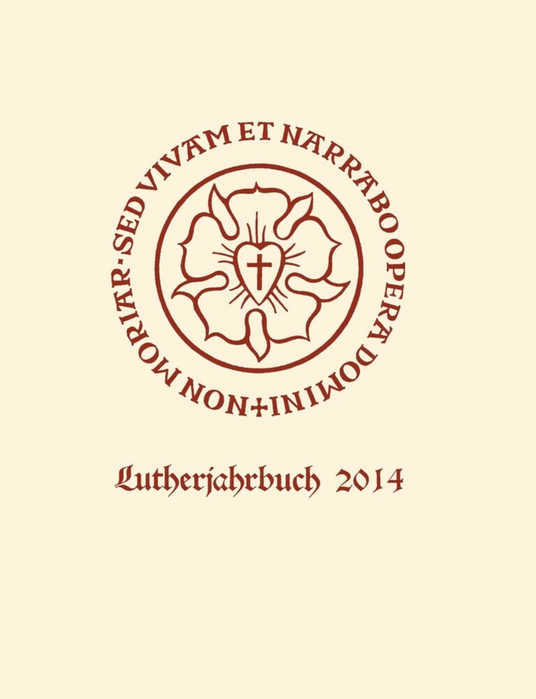 Lutherjahrbuch 81. Jahrgang 2014 main product photo