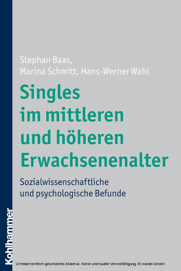 Singles im mittleren und höheren Erwachsenenalter main product photo