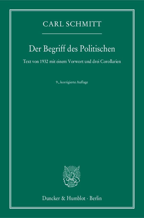 Der Begriff des Politischen main product photo