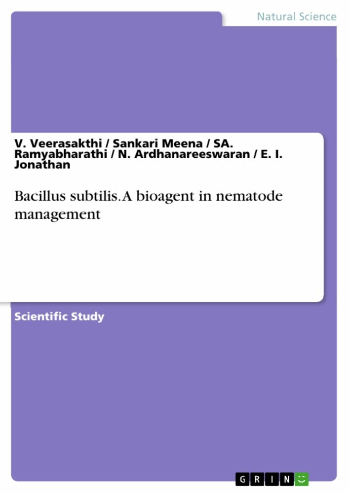 Bacillus subtilis. A bioagent in nematode management main product photo
