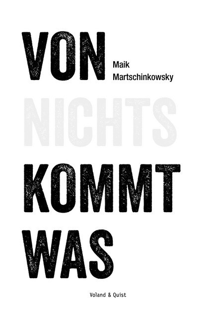 Von nichts kommt was main product photo