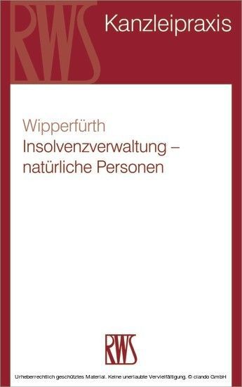 Insolvenzverwaltung - natürliche Personen main product photo