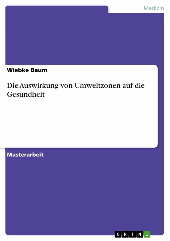 Die Auswirkung von Umweltzonen auf die Gesundheit main product photo