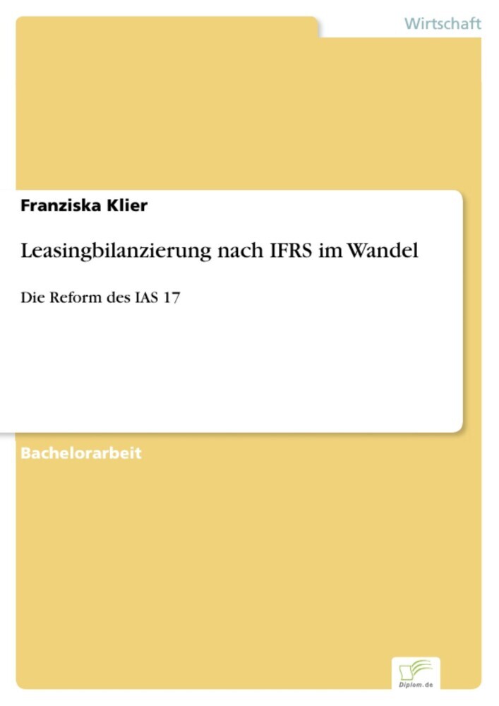 Leasingbilanzierung nach IFRS im Wandel main product photo
