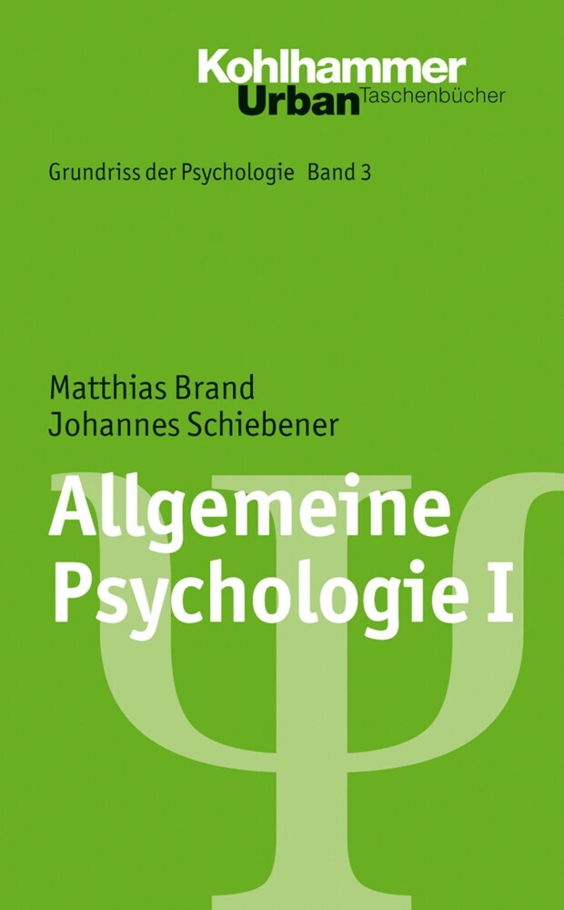 Allgemeine Psychologie I main product photo