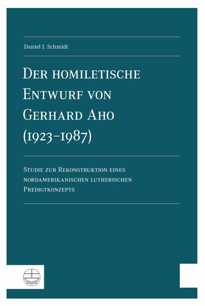 Der homiletische Entwurf von Gerhard Aho (1923-1987) main product photo