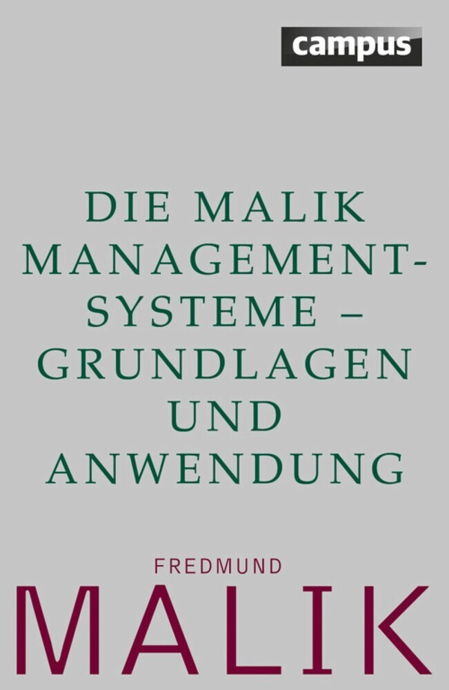 Die Malik ManagementSysteme - Grundlagen und Anwendung main product photo